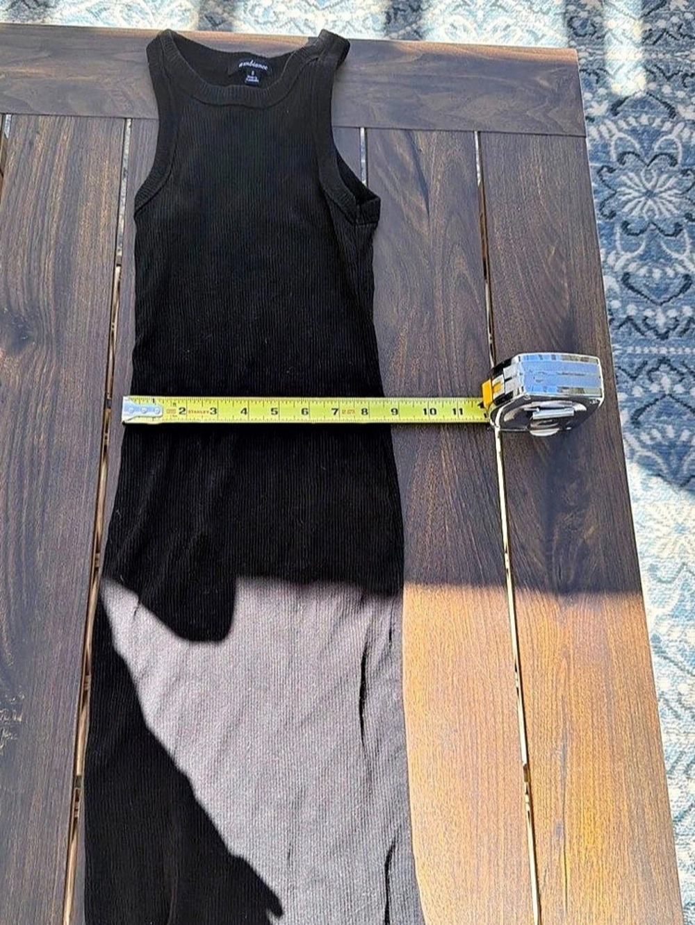 Mimi Chica Black Ribbed Mini Dress Size Small